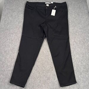 NWT Torrid Black Wash Denim Luxe Stretch Skinny Jeans Women's Size‎ 26T Tall